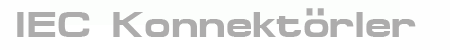 IEC60320 Konnektörler