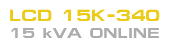 LCD 15K-340 15 kVA UPS